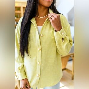 Andree Lemon Button-Down Shirt